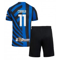 Inter Milan Joaquin Correa #11 Hjemmedraktsett Barn 2024-25 Kortermet (+ Korte bukser)